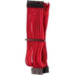 Corsair CP-8920230 2 ft. Premium Individually Sleeved ATX 24-Pin Cable Type 4 Gen 4 - Red