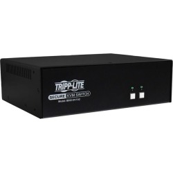 Tripp Lite Secure 2 Port KVM Switch, DVI to DVI, Single Monitor, NIAP PP3.0 Certified, Audio, TAA-Compliant (B002-DV1A2)