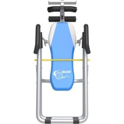 CRYSTAL FIT SJ-8020 Inversion Therapy Tables for Back Fitness Therapy Relief Adjustable Height Folding Fitness Equipment blue & white