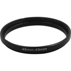 Unique Bargains Camera Repair Parts 48mm-49mm Lens Filter Step Up Connector Ring Black