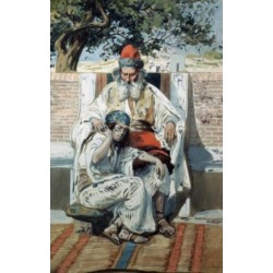 Posterazzi SAL999276 David & Abishag James Tissot 1836-1902 French Jewish Museum New York USA Poster Print - 18 x 24 in.