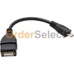 Micro USB OTG Cable Adapter Cord Data USB Male to USB 2.0 Female For Android