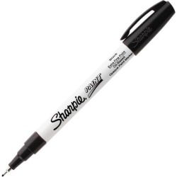 Sharpie 35526 Paint Marker, Extra Fine Marker Point Type - Black Oil Based Ink - 1 Each