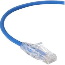Black Box C6PC28-BL-05 Slim-Net Cat6 Patch Cable Blue 5Ft
