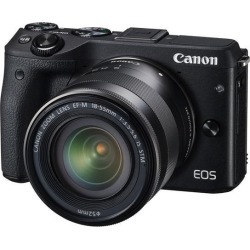 Canon EOS M3 9694B011 Black Mirrorless Digital Camera with 18-55mm Lens