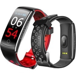 0.96 Inch IPS LCD Screen Smart Watch Blood Pressure Heart Rate Monitor Sports Fitness Tracker black