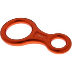35KN Figure 8 Shape Descender Rock Climbing Rappel Belay Device orange