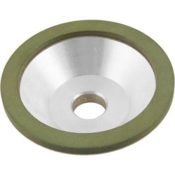 100mm x 32mm Bowl Shaped Resin Bond Diamond Grinding Wheel 240 Grit