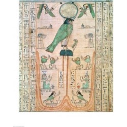 Posterazzi BALBAL85717LARGE Adoration of The Rising Sun in The Form of The Falcon Re-Horakhty Poster Print - 24 x 36 in. - Large