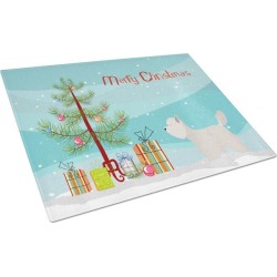 Westie Christmas Glass Cutting Board Large BB8480LCB