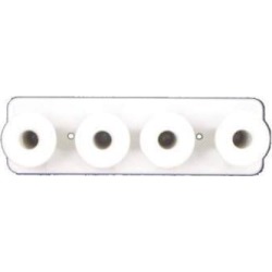 1X4 METAL MUSHROOM BOARD WHITE
