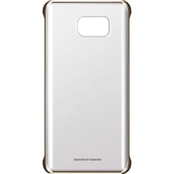 NEW-Samsung Galaxy Note5 Clear Cover Case -Clear Gold