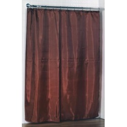 Carnation Home Fashions Standard-Sized Polyester Fabric Shower Curtain Liner in Spice Color