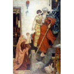 Posterazzi SAL900145526 Elijah Restoring the Widows Son by Ford Madox Brown 1868 1821-1893 UK England London Victoria & Albert Museum Poster Print.