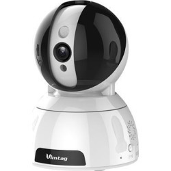 Vimtag Smart 3MP WiFi Indoor Camera, Home Security Cam with Two-way Audio, Pan/Tilt/Zoom, Night Vision, Motion Alarm, Remote Real-time Monitoring