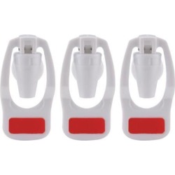 Red Water Cooler Faucet Plastic Water Dispenser Clean Spigot Fits Adaptor Hot Cold Water Faucet Tap Replacement 3pcs