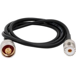 UHF-K Female to N Type Male RG58 Connector Antenna Extension Coaxial Cable