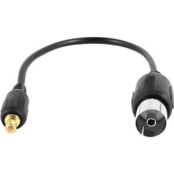 Unique Bargains TV Female to MCX Antenna Aerial Socket RF Coaxial Adapter Cable 17cm