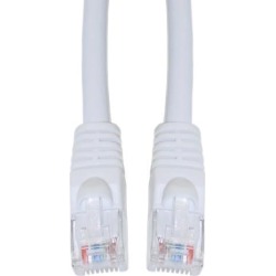 Offex Cat5e Ethernet Patch Cable Snagless/Molded Boot 7 foot - White