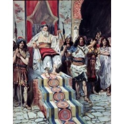 Posterazzi SAL999273 David Sees the Messenger Arrive James Tissot 1836-1902 French Jewish Museum New York USA Poster Print - 18 x 24 in.