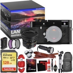 Leica M-P (Typ 240) Digital Rangefinder Camera (Black) - Master Landscape Photographer Kit - Memory Card - Accessories with Leica 18mm f/3.8 Lens