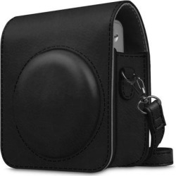 For Fujifilm Instax Mini 90 Camera Case Bag Cover with Removable Strap - Black