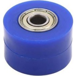 8mm Hole Chain Roller Tensioner Pulley Wheel Sprocket Blue for Motorcycle