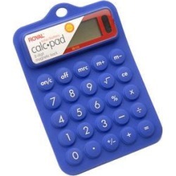 Royal RB102 BLUE RUBBER CALCULATOR