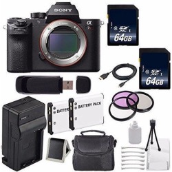 Sony Alpha a7R II Mirrorless Digital Camera (International Model ) + 62mm 3 Piece Filter Kit 6AVE Bundle 4