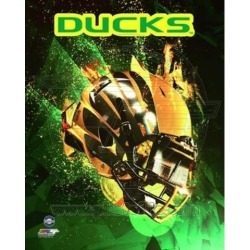 Posterazzi PFSAARQ08701 University of Oregon Ducks Helmet Sports Photo - 8 x 10 in.