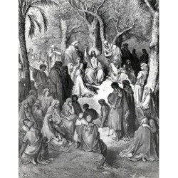 Posterazzi SAL995709 Sermon on the Mount by Gustave Dore Print 1832-1883 Poster Print - 18 x 24 in.