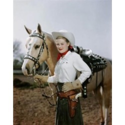 Posterazzi SAL307736194 Portrait of a Young Woman Holding the Reins of a Horse Poster Print - 18 x 24 in.