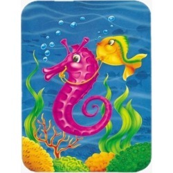 Seahorse Ride Glass Cutting Board Large APH0471LCB