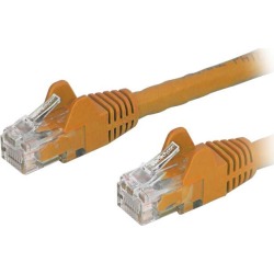 StarTech N6PATCH20OR StarTech.com Cat6 Patch Cable - 20 ft. - Orange Ethernet Cable - Snagless RJ45 Cable - Ethernet Cord - Cat 6 Cable