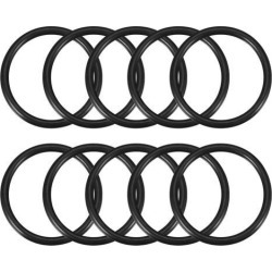 O-Rings Nitrile Rubber 57mm x 67mm x 5mm Seal Rings Sealing Gasket 10pcs Black