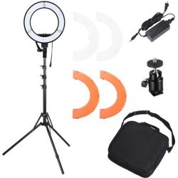 14' 35W LED Ring Light with Tripod Dimmable 5500K Photo Video Lighting Stand Kit