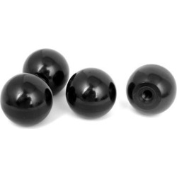 40mm Dia M8 Thread Machine Control Tool Handle Ball Knob 4PCS
