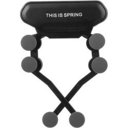 Gravity Phone Holder Car Phone Holder Compatible with 4.0 to 6.5 Inch for Android and Apple Phones Upgrade black