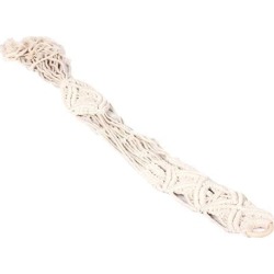 Plant Hanger Manual Knitted Cotton Rope Basket Plant Hanging Decoration #6