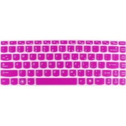 Unique Bargains Laptop Protector Film Keyboard Skin Fuchsia Clear for Lenovo Z465 Y470 B470 Z370