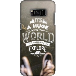 Premium Designer Printed Graphic Handcrafted Lightweight Snap On Shockproof Protective Hard Shell Back Cover Carrying Case for Samsung Galaxy S8