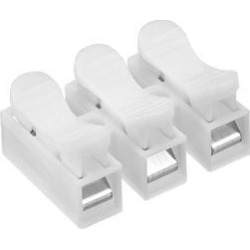 CH3 Spring Wire Connectors Quick Cable Connector Terminal Block 50pcs