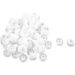 Unique Bargains 28 Pairs Replacement Silicone In Ear Earphone Earbuds Tip White