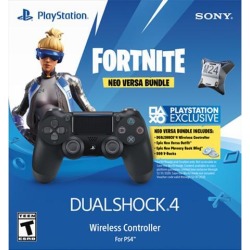 Sony DualShock 4 Wireless Controller for PlayStation 4 Bundle - Fortnite Neo Versa