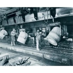 Posterazzi SAL2554446 People Working in a Factory Poster Print - 18 x 24 in.