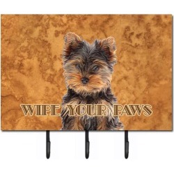 Carolines Treasures KJ1223TH68 Yorkie Puppy And Yorkshire Terrier Wipe your Paws Leash or Key Holder