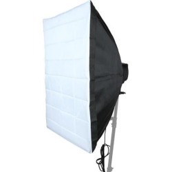 Global Bargains Set Photography Device 60cmx90cm Softbox w 5 Lamp Bulb Holder 2Terminal US Plug