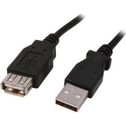 Nippon Labs USB-6-MF-BK USB2.0 A/MALE TO A/FEMALE EXTENSION CABLE