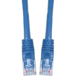 Offex Cat6 Ethernet Patch Cable, Snagless/Molded Boot, 10 foot - Blue