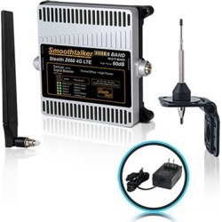 Smoothtalker Stealth Z6 60dB 4G LTE High Power 6 Band Cellular Signal Booster Kit.